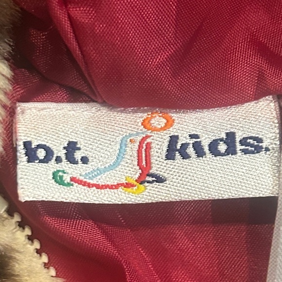 Leopard Print Faux Fur Kids Vest - Picture 2 of 5